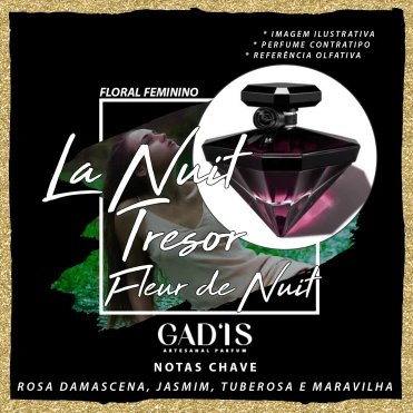 Perfume Similar Gadis 1144 Inspirado em La Nuit Trésor Fleur de Nuit Contratipo